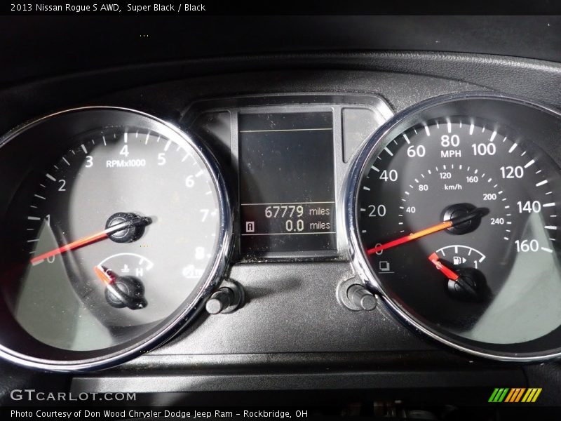 Super Black / Black 2013 Nissan Rogue S AWD