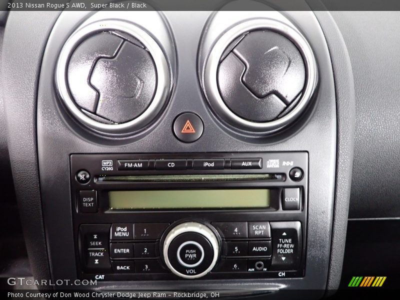 Super Black / Black 2013 Nissan Rogue S AWD