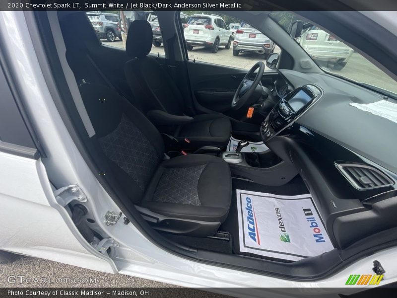 Summit White / Jet Black/Dark Anderson Silver Metallic 2020 Chevrolet Spark LT