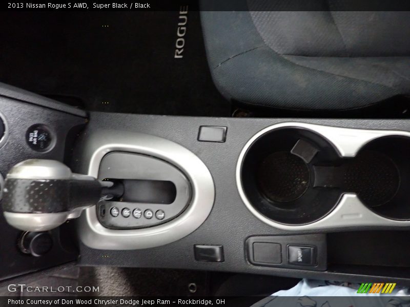 Super Black / Black 2013 Nissan Rogue S AWD
