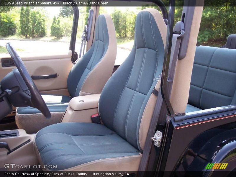 Black / Camel/Dark Green 1999 Jeep Wrangler Sahara 4x4