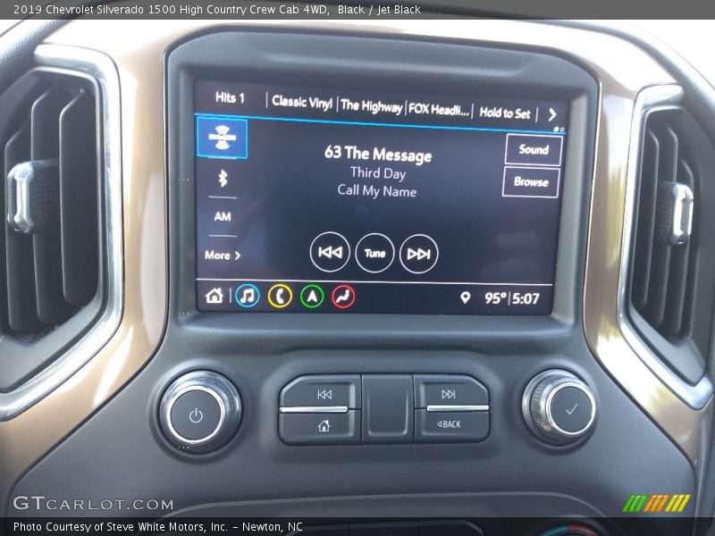 Black / Jet Black 2019 Chevrolet Silverado 1500 High Country Crew Cab 4WD