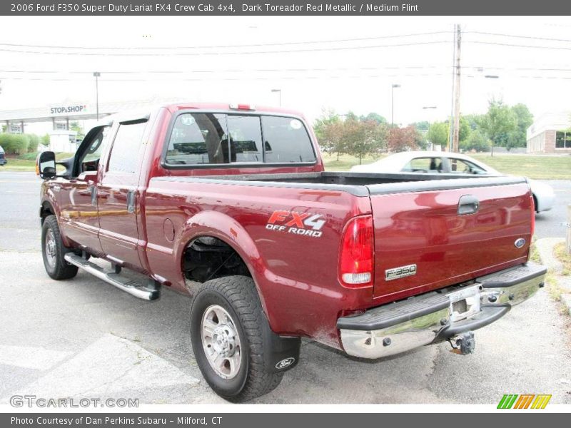 Dark Toreador Red Metallic / Medium Flint 2006 Ford F350 Super Duty Lariat FX4 Crew Cab 4x4