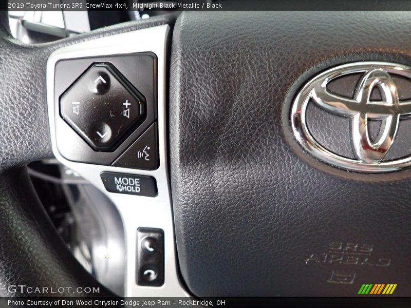 Midnight Black Metallic / Black 2019 Toyota Tundra SR5 CrewMax 4x4