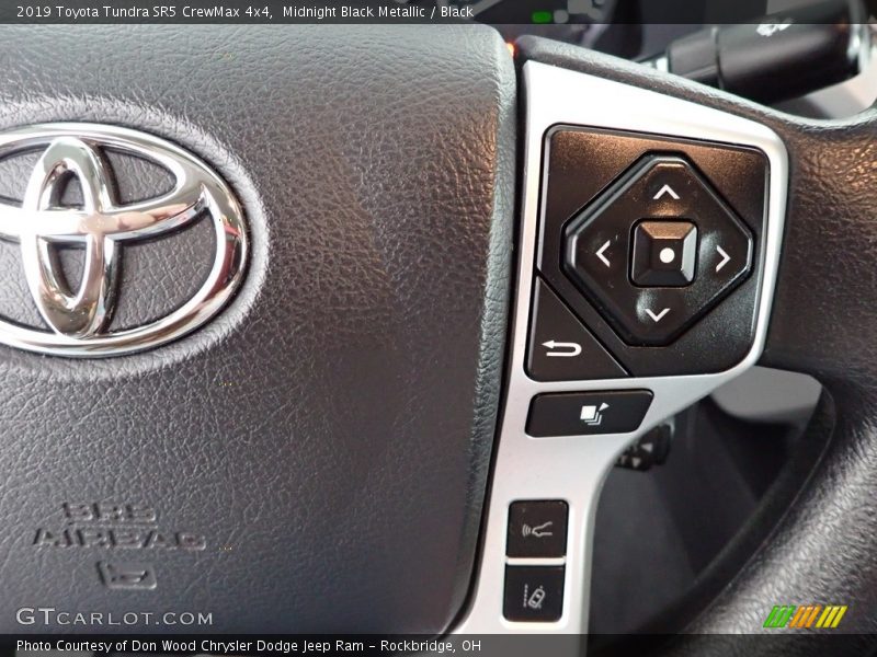 Midnight Black Metallic / Black 2019 Toyota Tundra SR5 CrewMax 4x4
