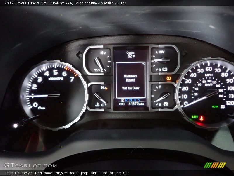 Midnight Black Metallic / Black 2019 Toyota Tundra SR5 CrewMax 4x4
