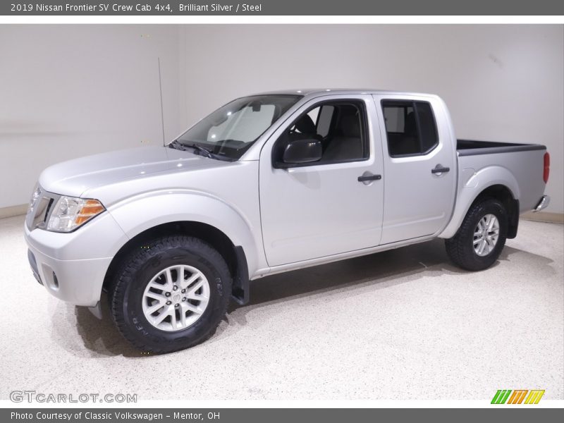 Brilliant Silver / Steel 2019 Nissan Frontier SV Crew Cab 4x4