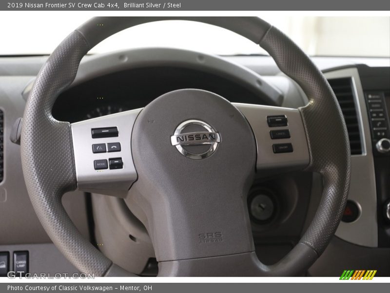 Brilliant Silver / Steel 2019 Nissan Frontier SV Crew Cab 4x4
