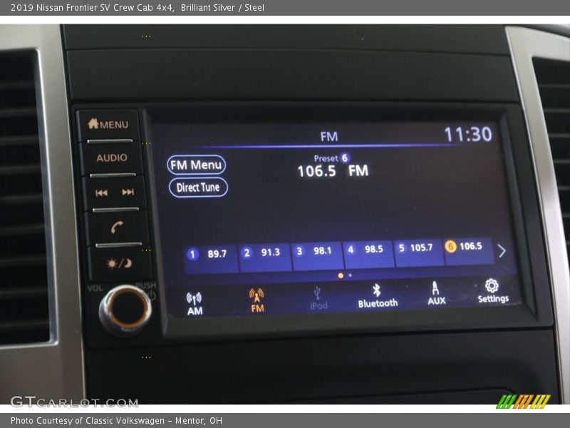 Brilliant Silver / Steel 2019 Nissan Frontier SV Crew Cab 4x4