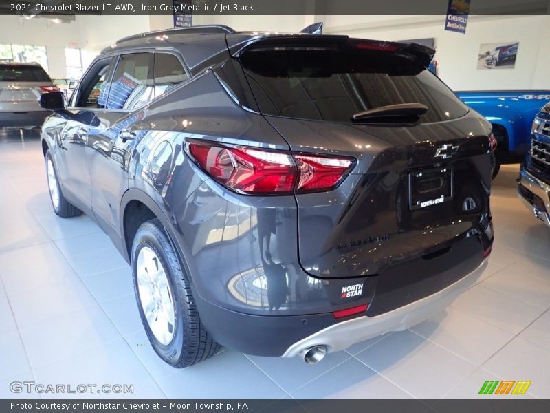 Iron Gray Metallic / Jet Black 2021 Chevrolet Blazer LT AWD
