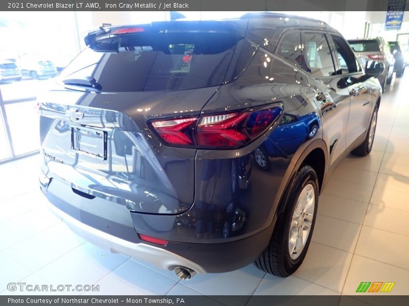 Iron Gray Metallic / Jet Black 2021 Chevrolet Blazer LT AWD