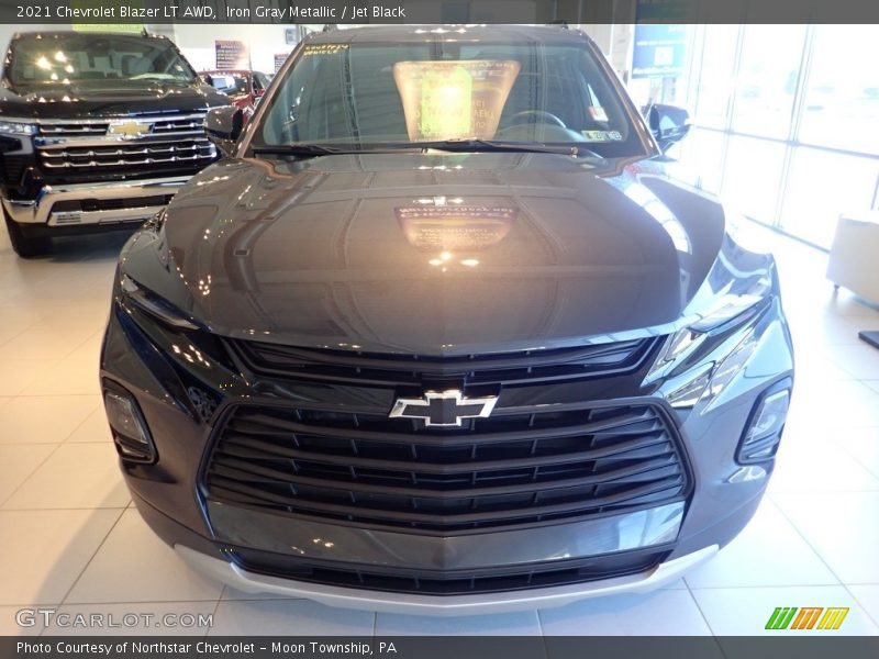 Iron Gray Metallic / Jet Black 2021 Chevrolet Blazer LT AWD