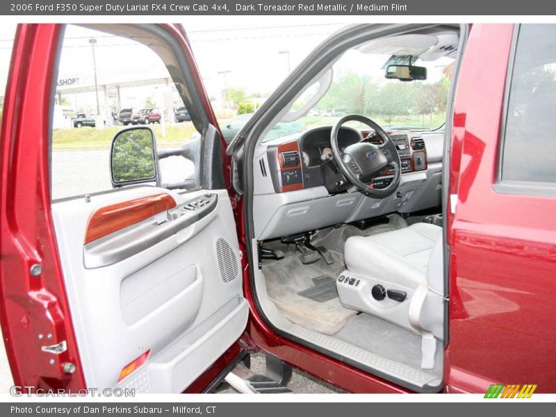 Dark Toreador Red Metallic / Medium Flint 2006 Ford F350 Super Duty Lariat FX4 Crew Cab 4x4