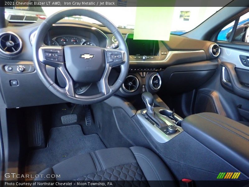 Iron Gray Metallic / Jet Black 2021 Chevrolet Blazer LT AWD