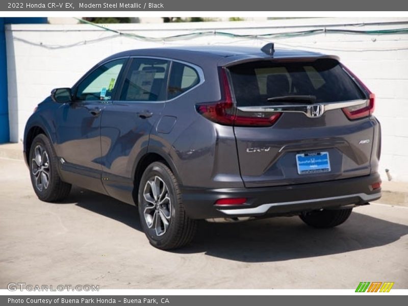 Modern Steel Metallic / Black 2022 Honda CR-V EX