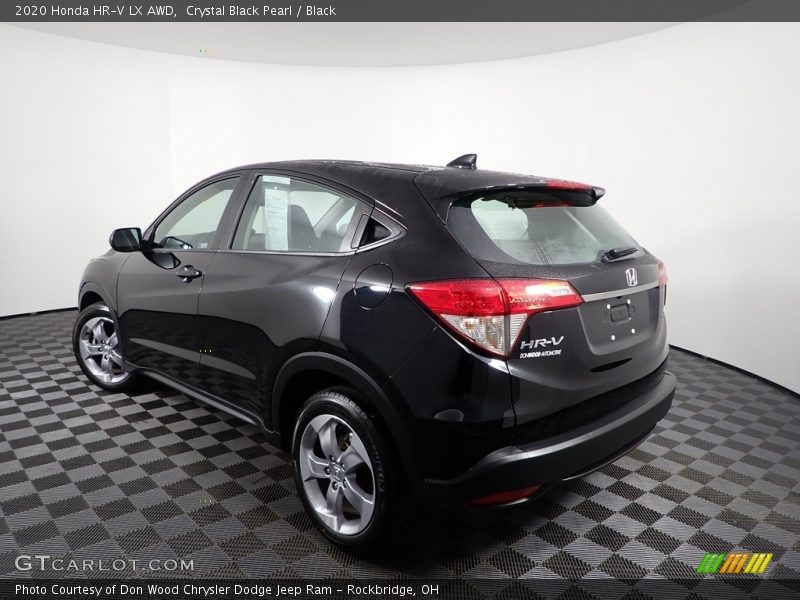 Crystal Black Pearl / Black 2020 Honda HR-V LX AWD