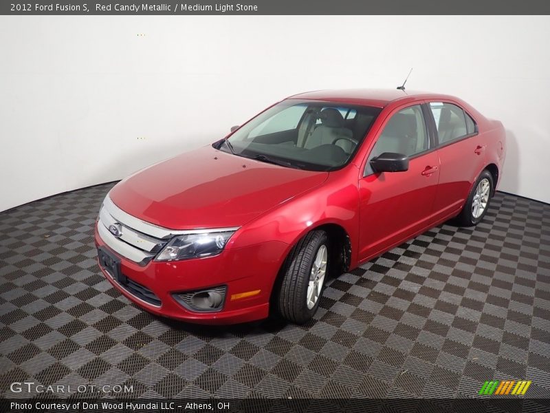 Red Candy Metallic / Medium Light Stone 2012 Ford Fusion S