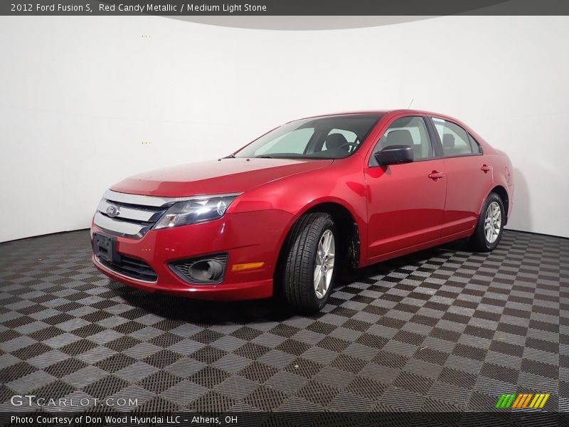 Red Candy Metallic / Medium Light Stone 2012 Ford Fusion S
