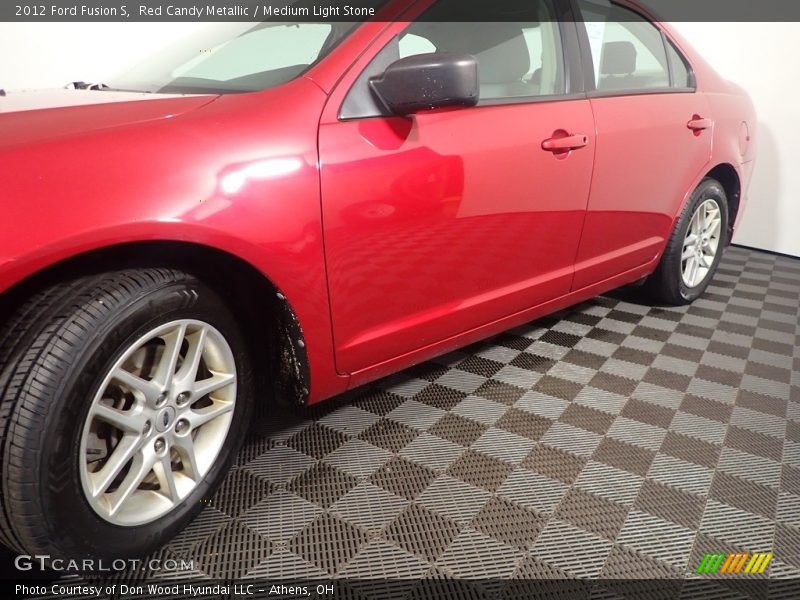 Red Candy Metallic / Medium Light Stone 2012 Ford Fusion S