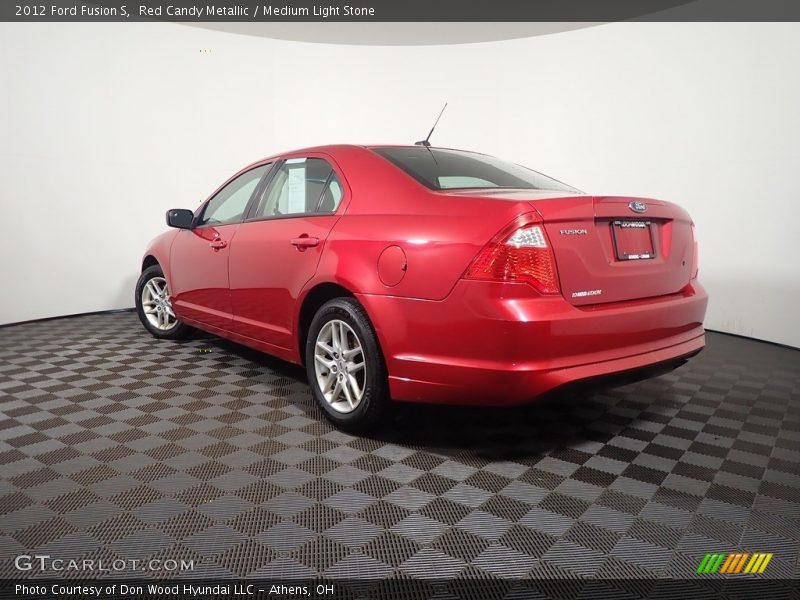 Red Candy Metallic / Medium Light Stone 2012 Ford Fusion S