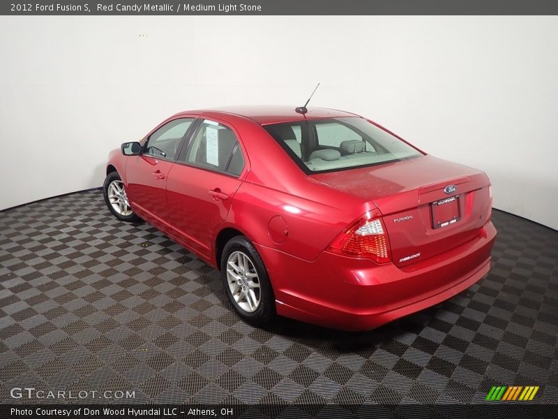 Red Candy Metallic / Medium Light Stone 2012 Ford Fusion S