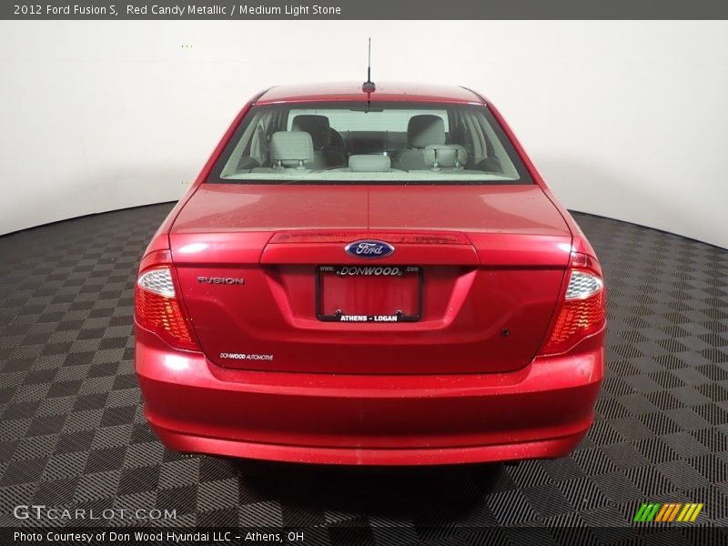 Red Candy Metallic / Medium Light Stone 2012 Ford Fusion S