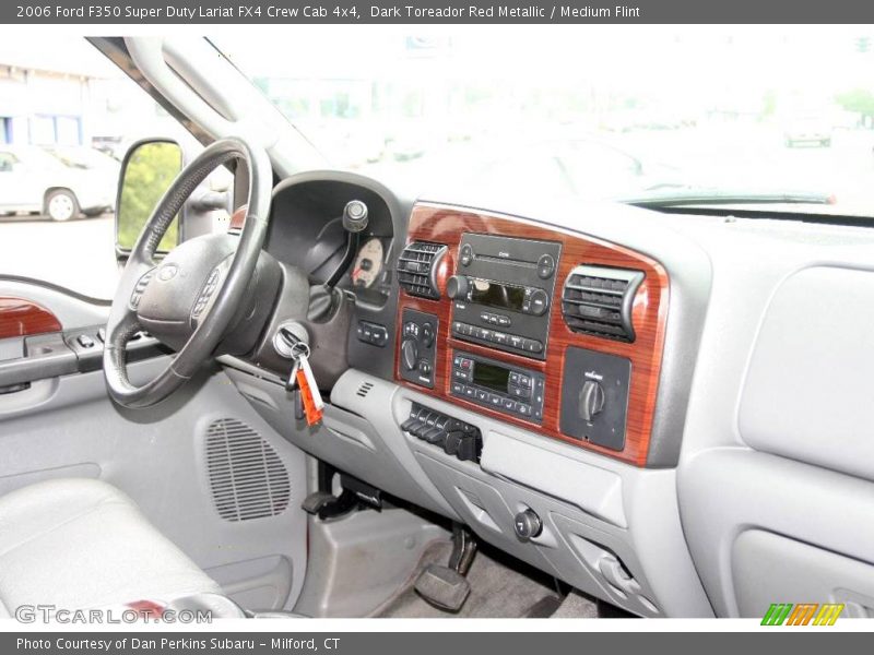 Dark Toreador Red Metallic / Medium Flint 2006 Ford F350 Super Duty Lariat FX4 Crew Cab 4x4