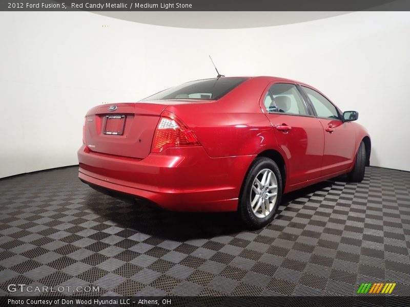 Red Candy Metallic / Medium Light Stone 2012 Ford Fusion S