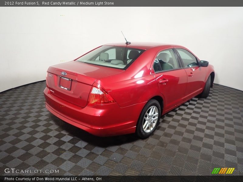 Red Candy Metallic / Medium Light Stone 2012 Ford Fusion S