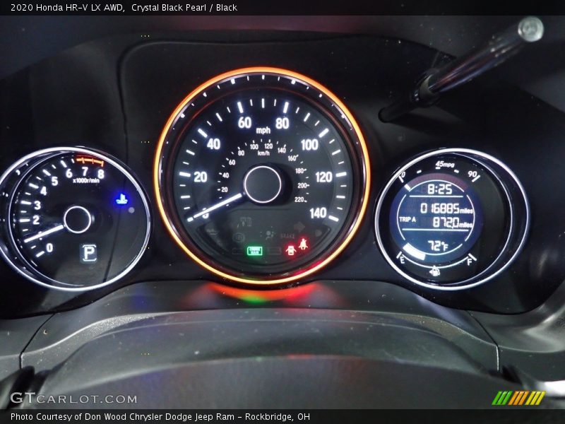 Crystal Black Pearl / Black 2020 Honda HR-V LX AWD