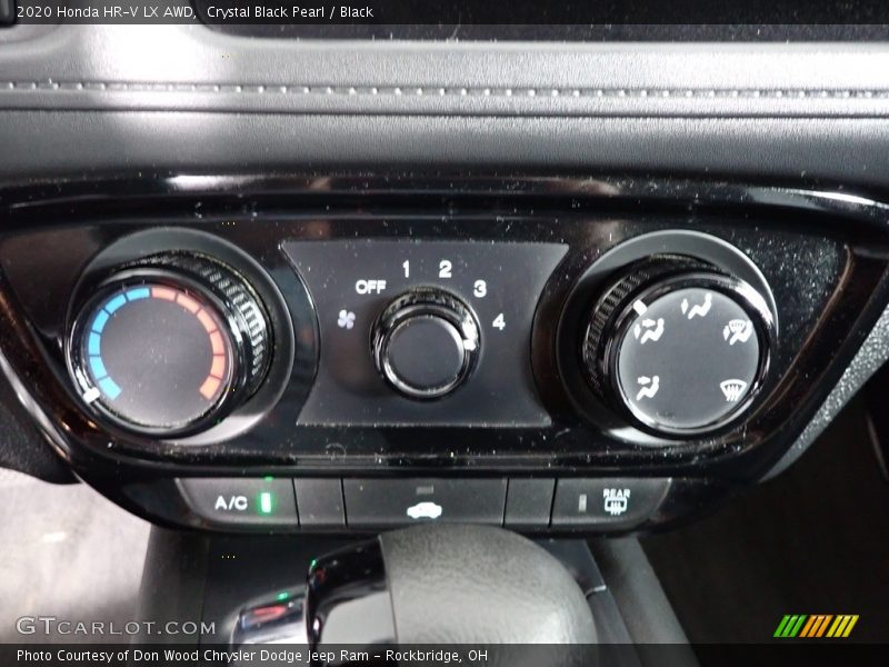 Crystal Black Pearl / Black 2020 Honda HR-V LX AWD