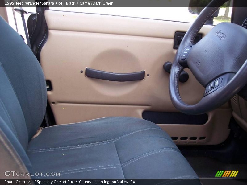 Black / Camel/Dark Green 1999 Jeep Wrangler Sahara 4x4