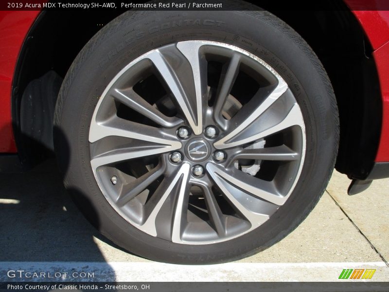 Performance Red Pearl / Parchment 2019 Acura MDX Technology SH-AWD