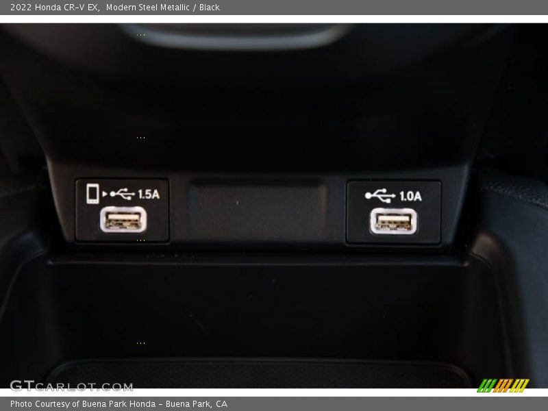 Modern Steel Metallic / Black 2022 Honda CR-V EX