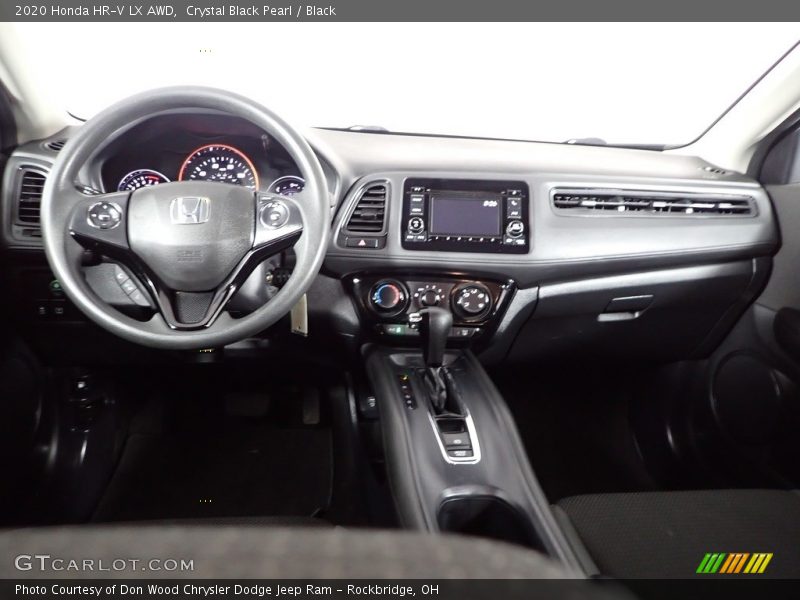 Crystal Black Pearl / Black 2020 Honda HR-V LX AWD