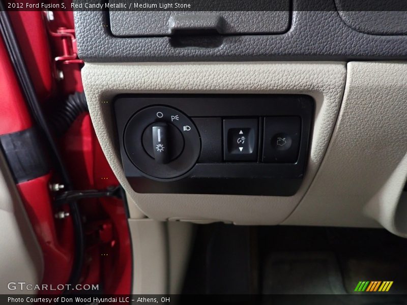 Red Candy Metallic / Medium Light Stone 2012 Ford Fusion S