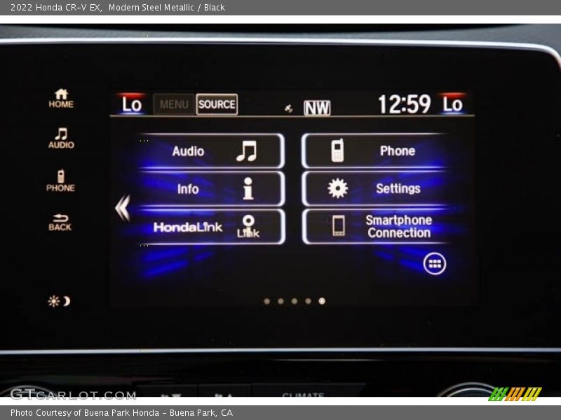 Modern Steel Metallic / Black 2022 Honda CR-V EX