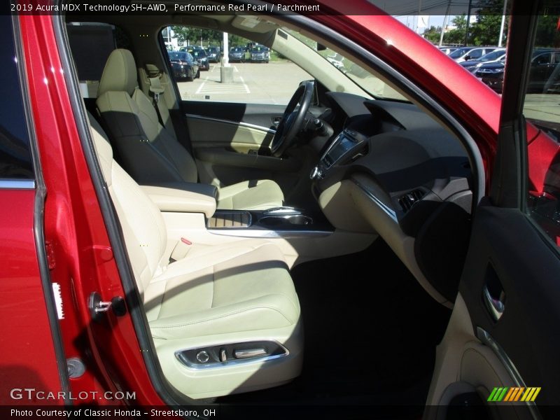 Performance Red Pearl / Parchment 2019 Acura MDX Technology SH-AWD