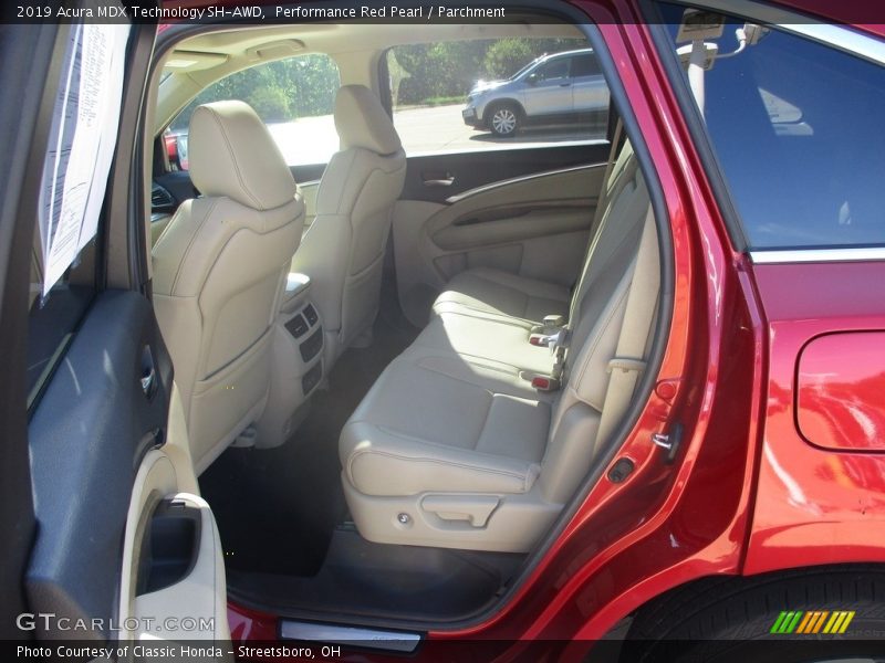 Performance Red Pearl / Parchment 2019 Acura MDX Technology SH-AWD