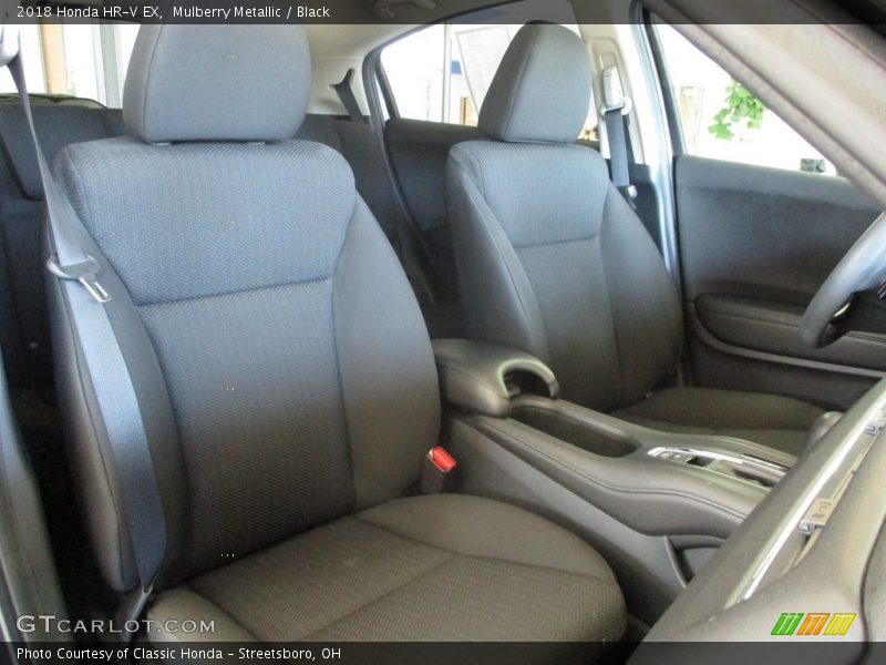 Mulberry Metallic / Black 2018 Honda HR-V EX