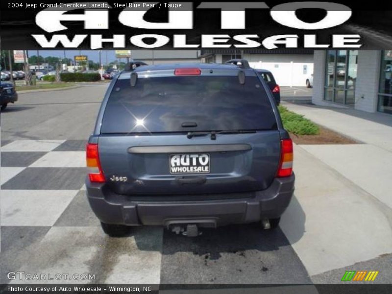 Steel Blue Pearl / Taupe 2004 Jeep Grand Cherokee Laredo