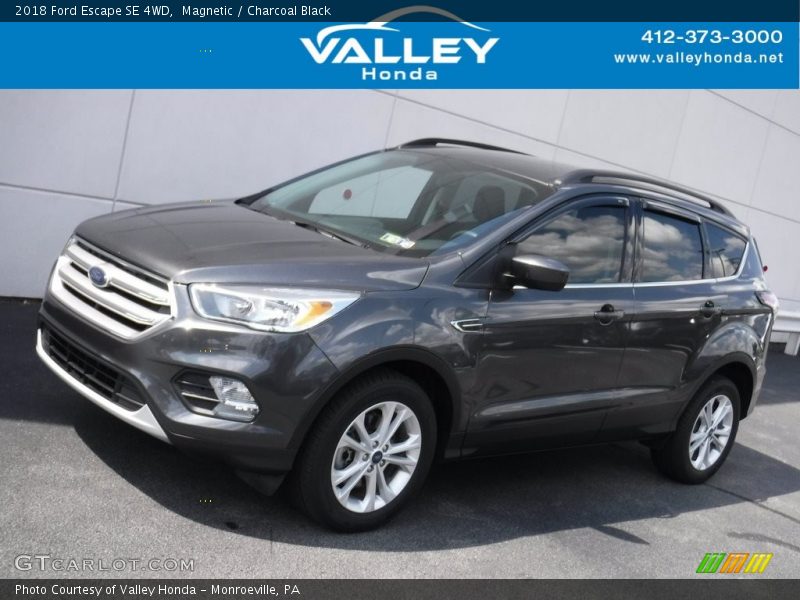 Magnetic / Charcoal Black 2018 Ford Escape SE 4WD