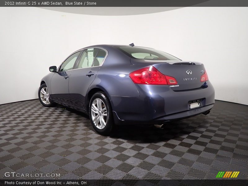 Blue Slate / Stone 2012 Infiniti G 25 x AWD Sedan