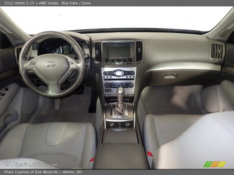 Front Seat of 2012 G 25 x AWD Sedan