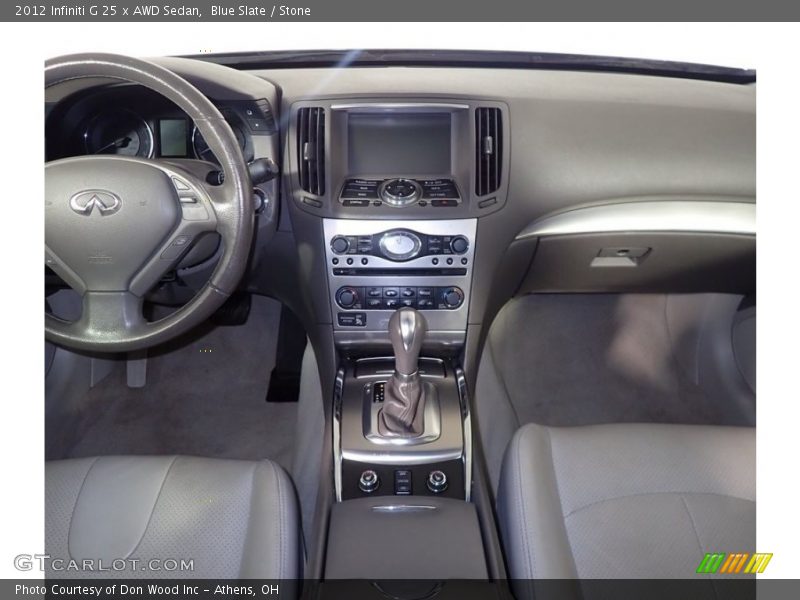 Dashboard of 2012 G 25 x AWD Sedan