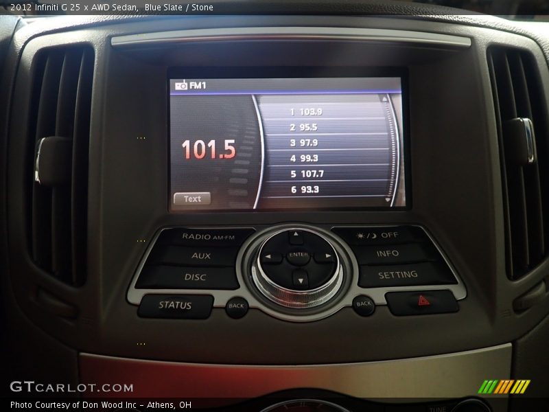 Blue Slate / Stone 2012 Infiniti G 25 x AWD Sedan