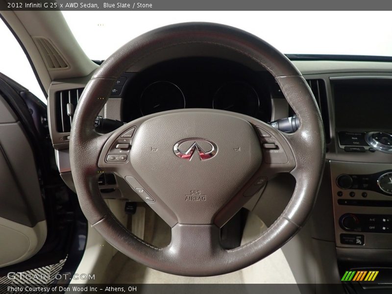 2012 G 25 x AWD Sedan Steering Wheel