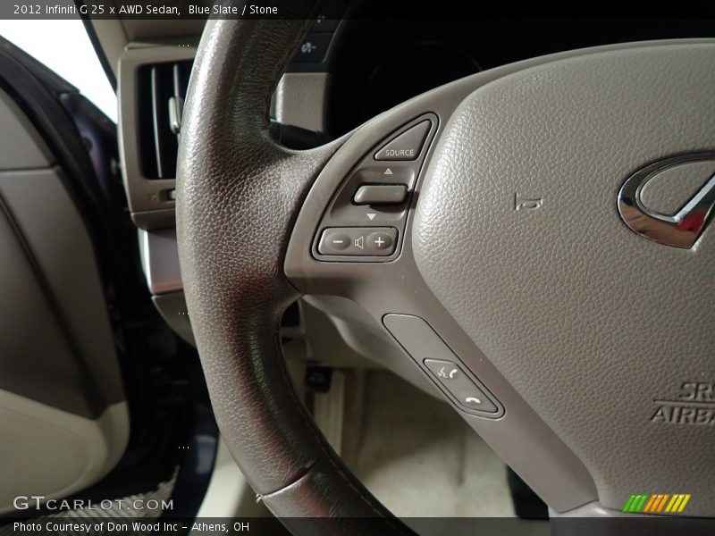  2012 G 25 x AWD Sedan Steering Wheel