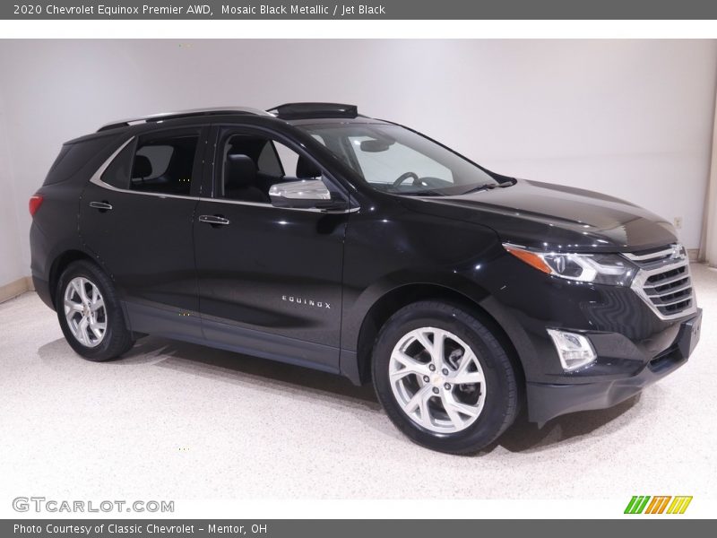 Mosaic Black Metallic / Jet Black 2020 Chevrolet Equinox Premier AWD
