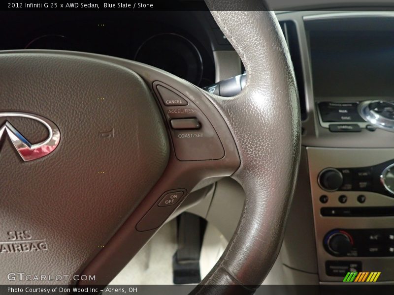  2012 G 25 x AWD Sedan Steering Wheel